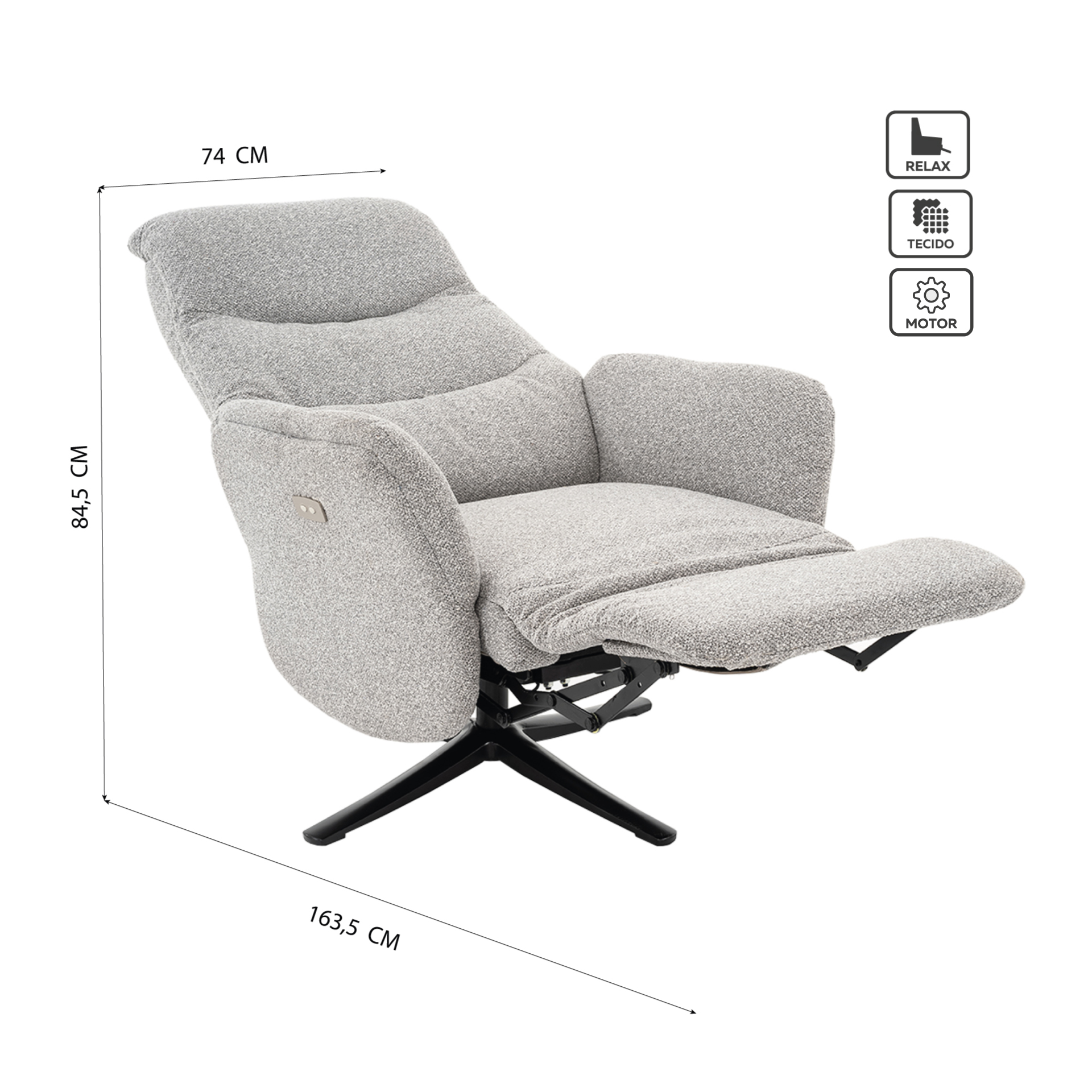 Cadeirão Rotativo JOM URBINO