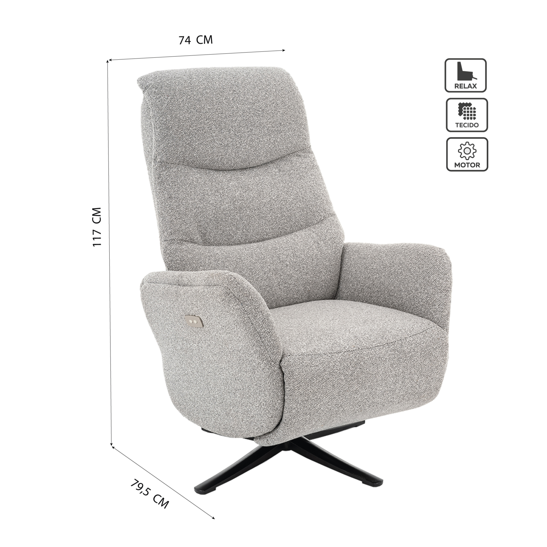 Cadeirão Rotativo JOM URBINO