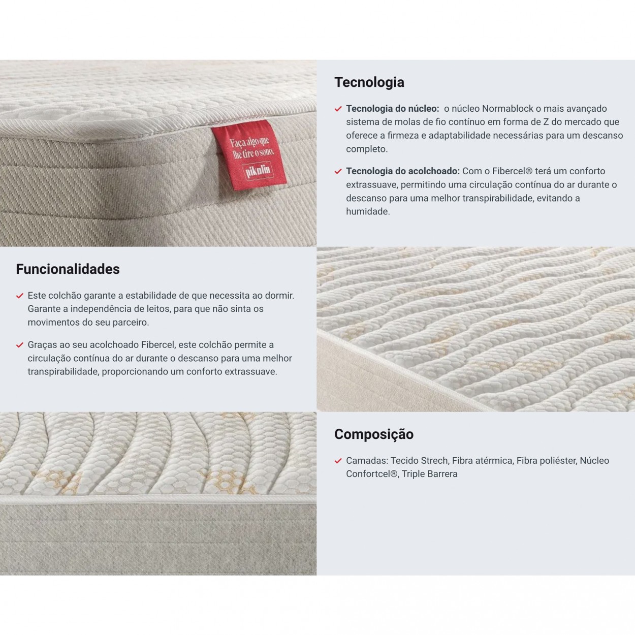 Colchão PIKOLIN TerraCell CP17694