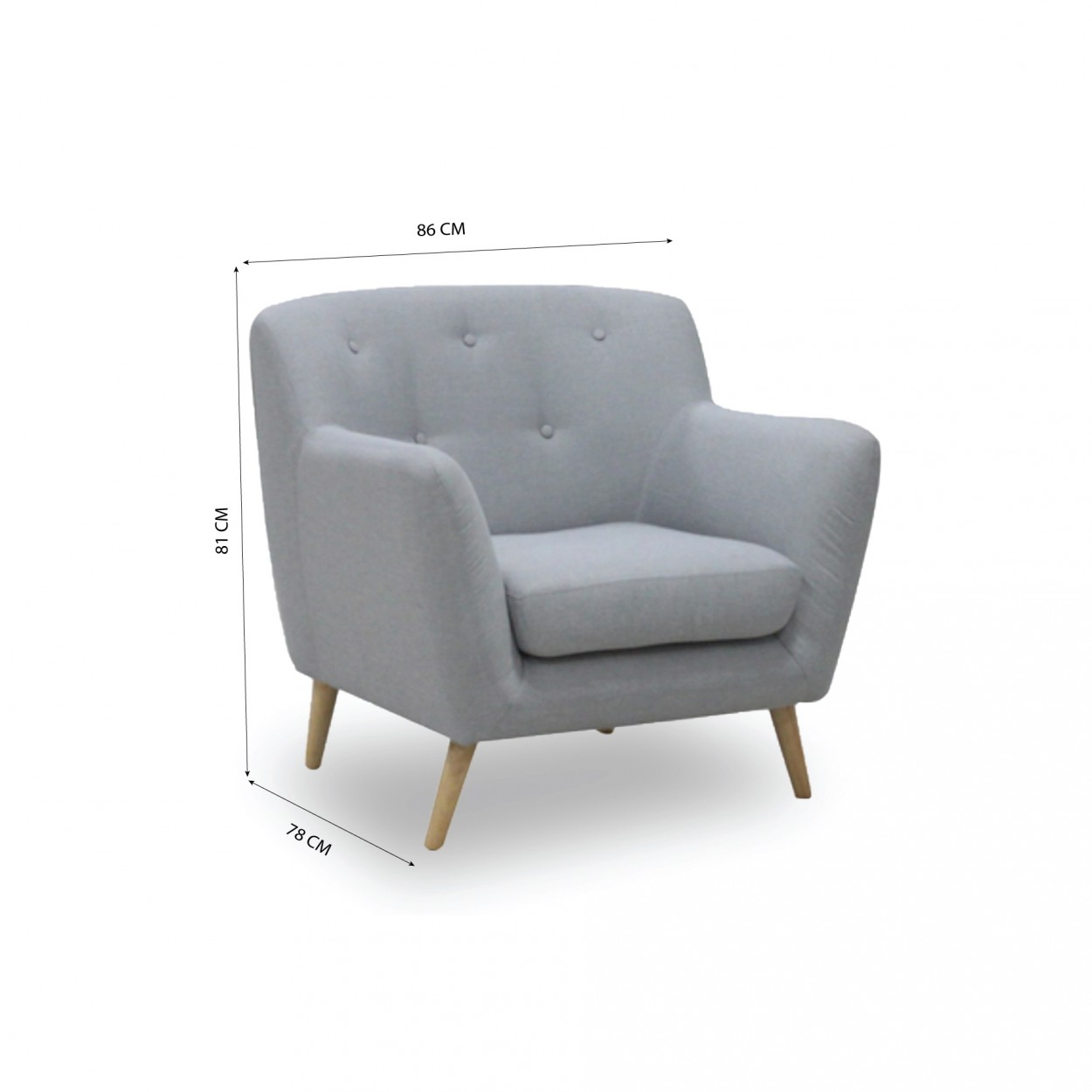 Sofá 1 lugar JOM TURIM