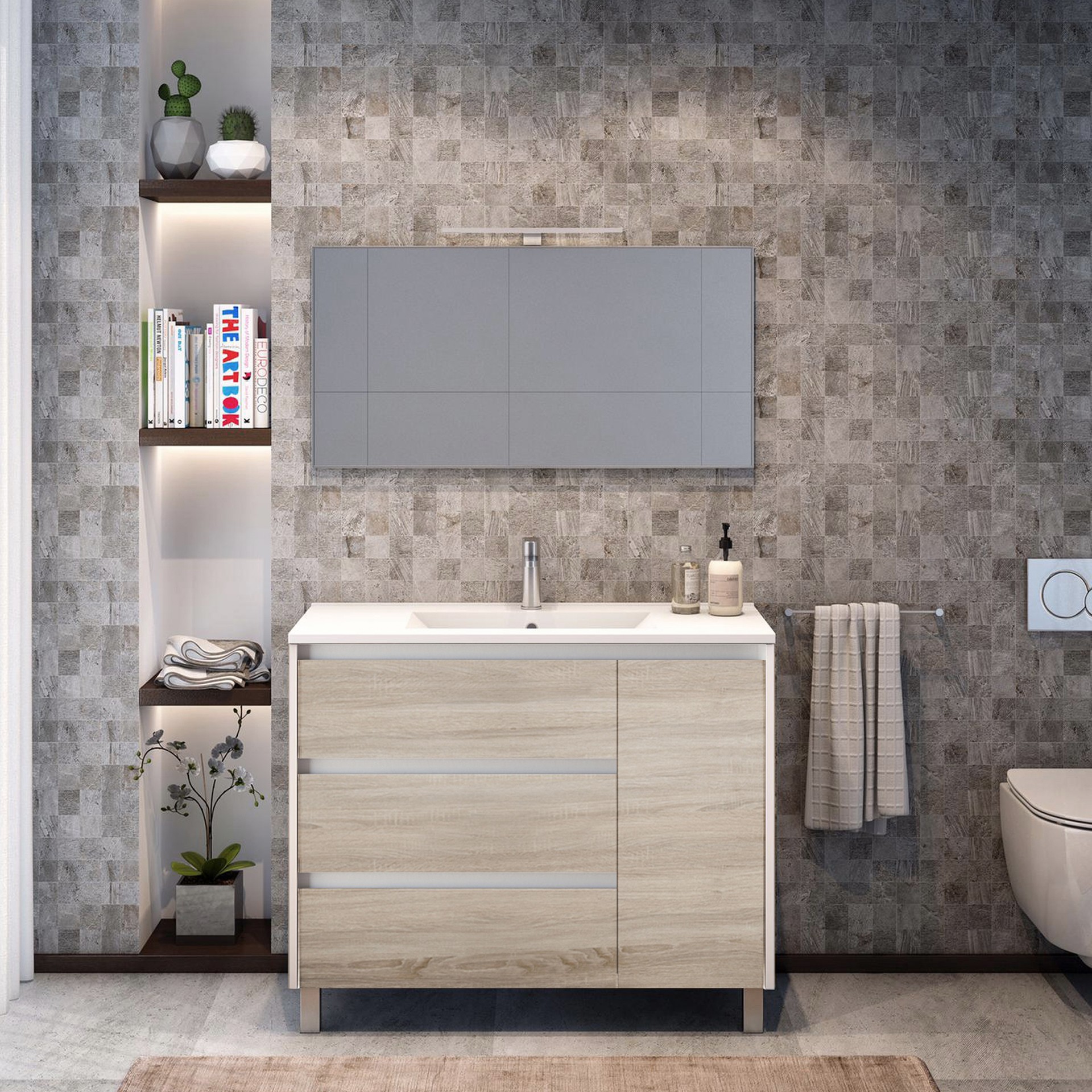 Conjunto de WC JOHN 80 cm