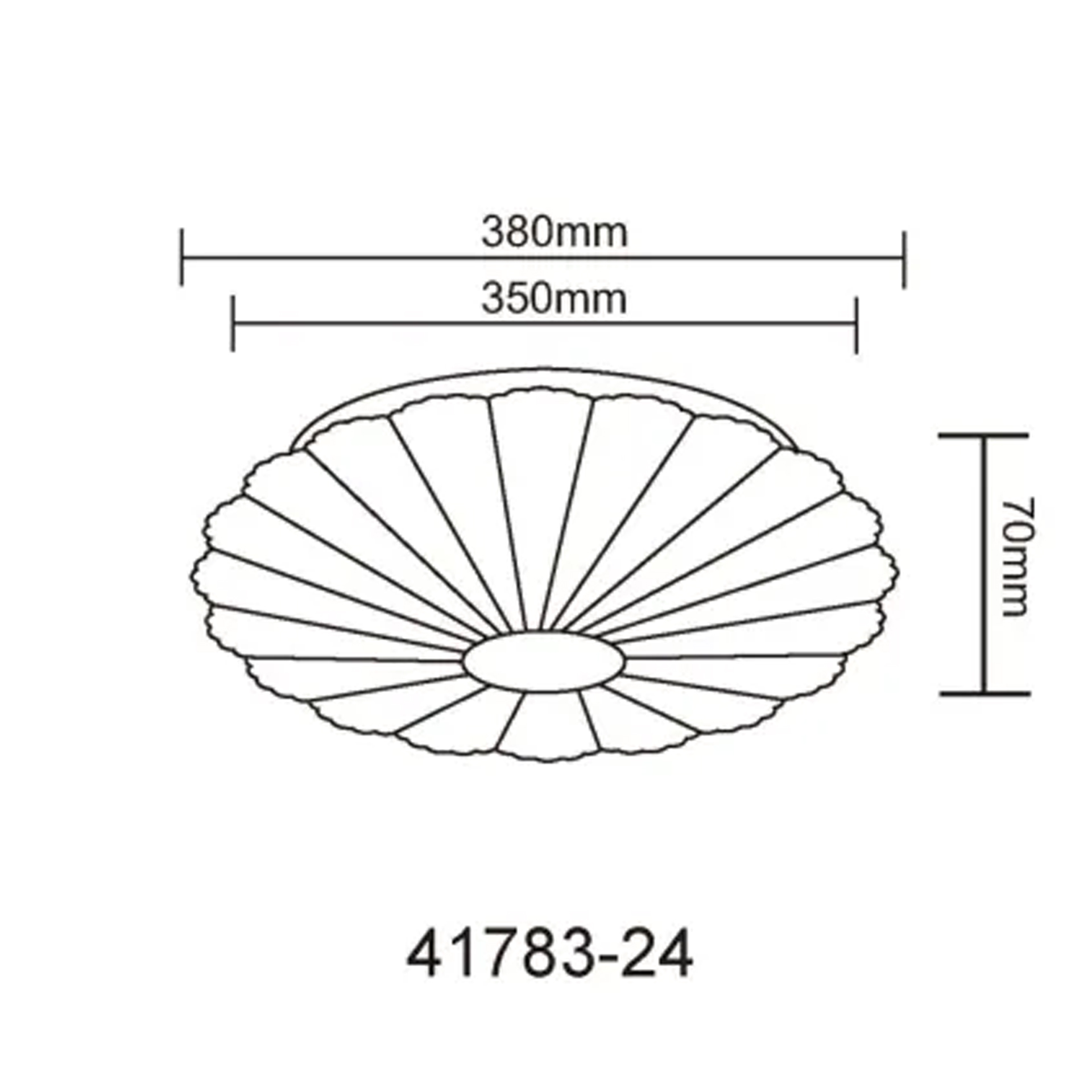 Candeeeiro teto GLOBO 41783-24 CAVENDISH