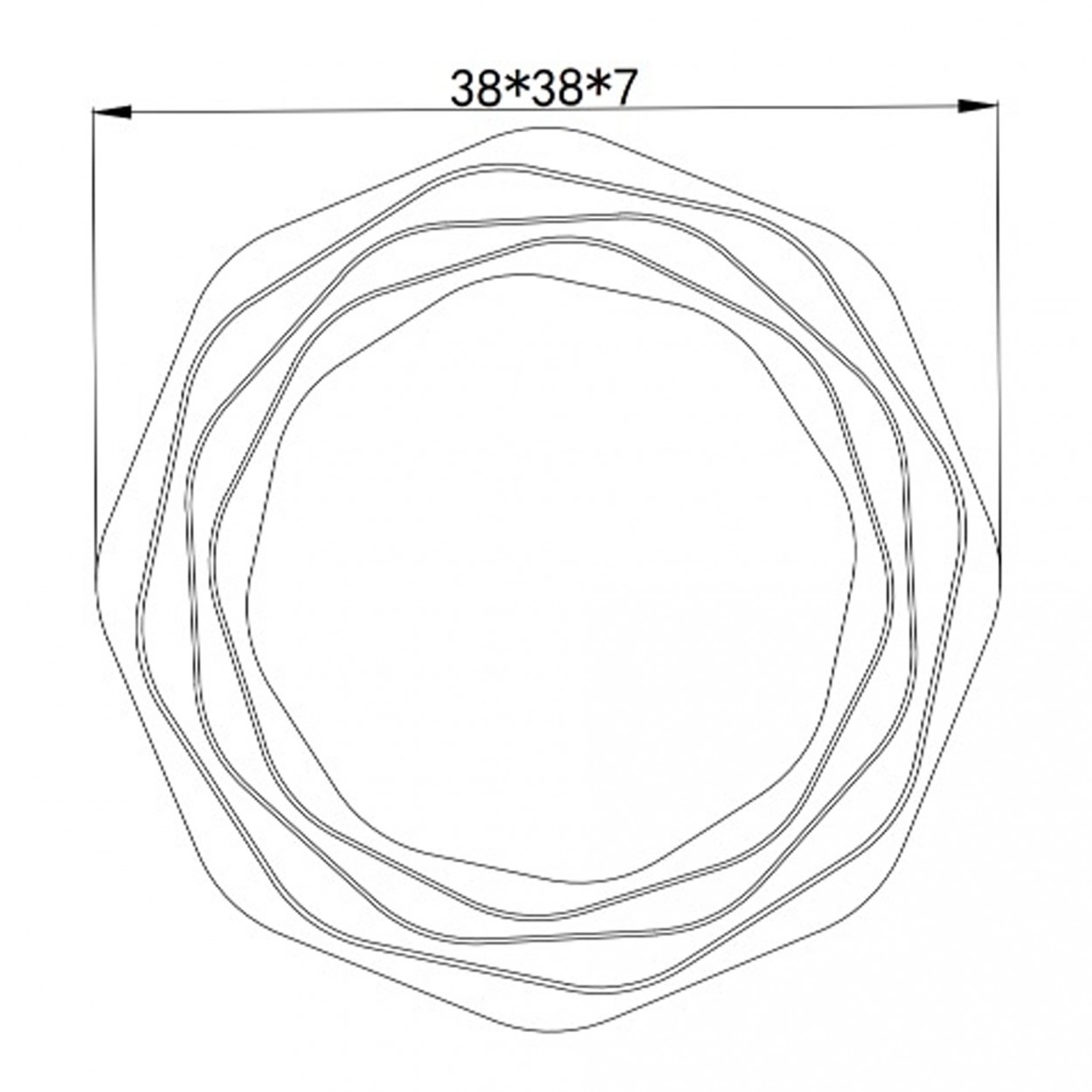 Candeeeiro teto GLOBO 48036-24 FLORDELIS