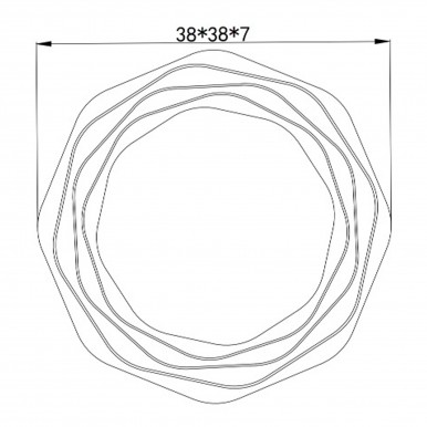 Candeeeiro teto GLOBO 48036-24 FLORDELIS