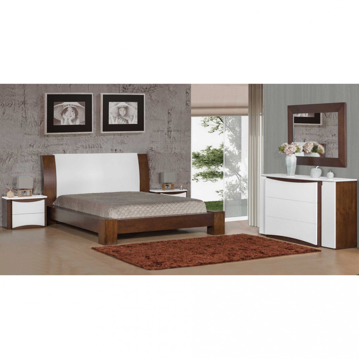 Cama de casal MADEIRA4 NB1304