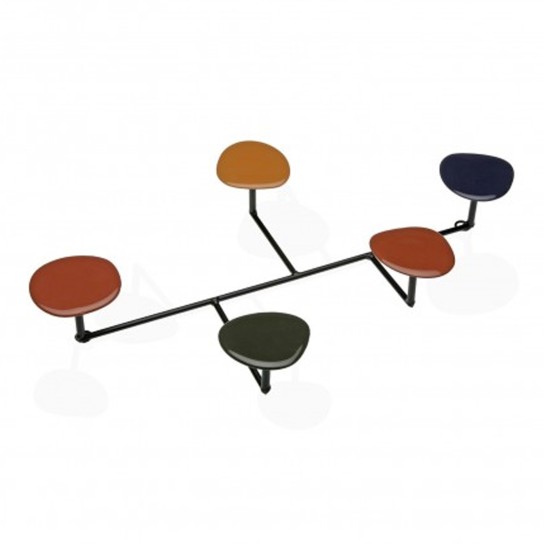 Cabide parede 5 ganchos JOM 2093-9097 - Image product