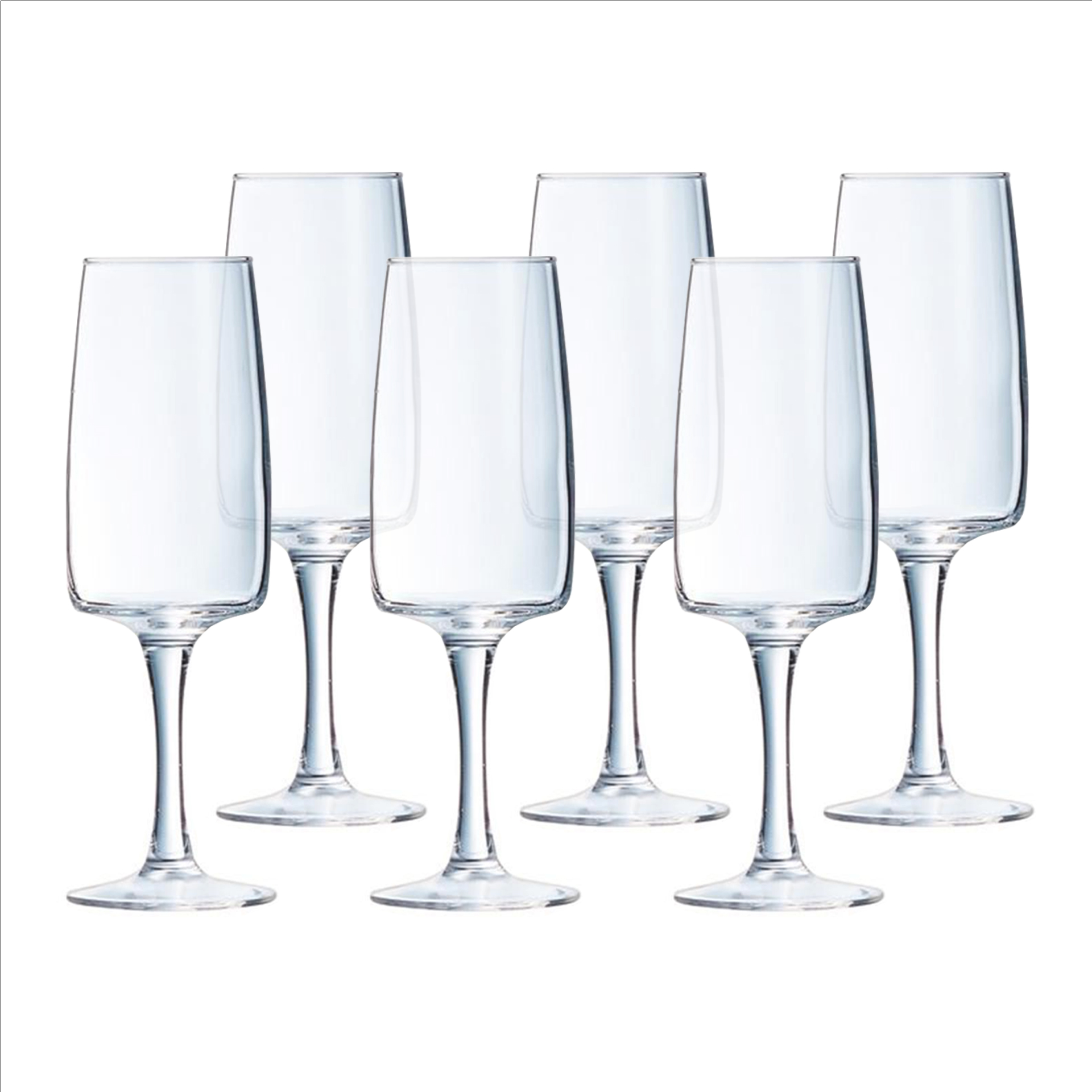 Conjunto 6 flûtes LUMINARC EQUIPE HOME