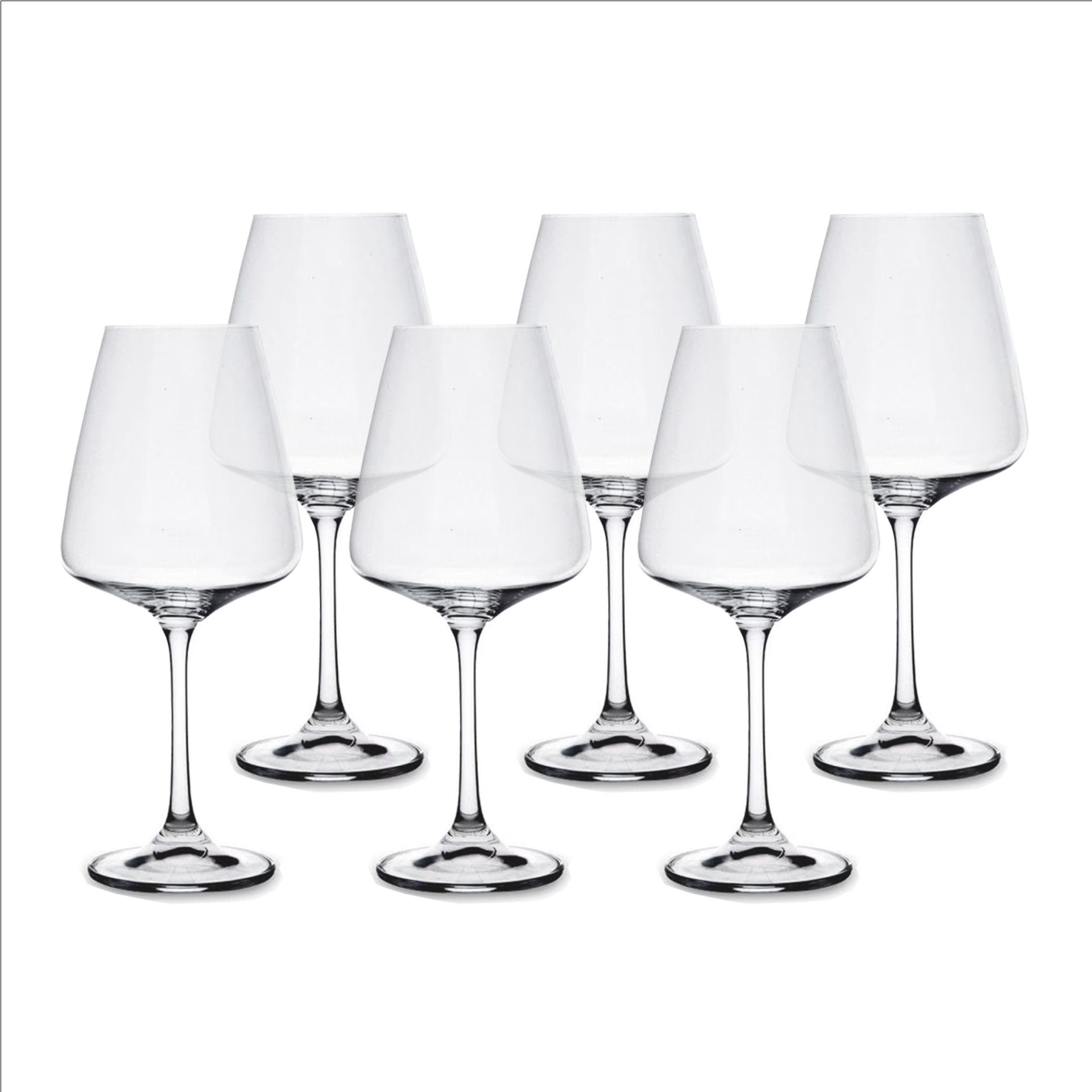 Conjunto 6 copos BOHEMIA LOIRA