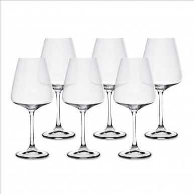 Conjunto 6 copos BOHEMIA LOIRA