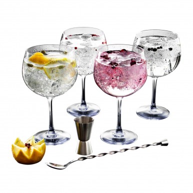 Conjunto 6 peas gin LUMINARC FIESTA