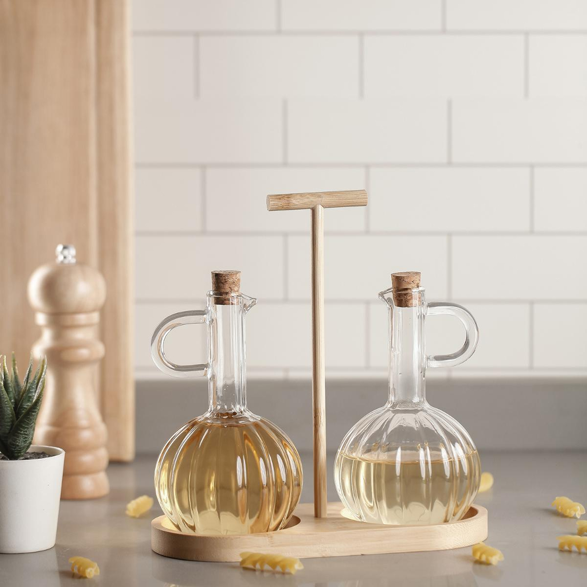 Conj.2 garrafas azeite/vinagre JOM 5427484