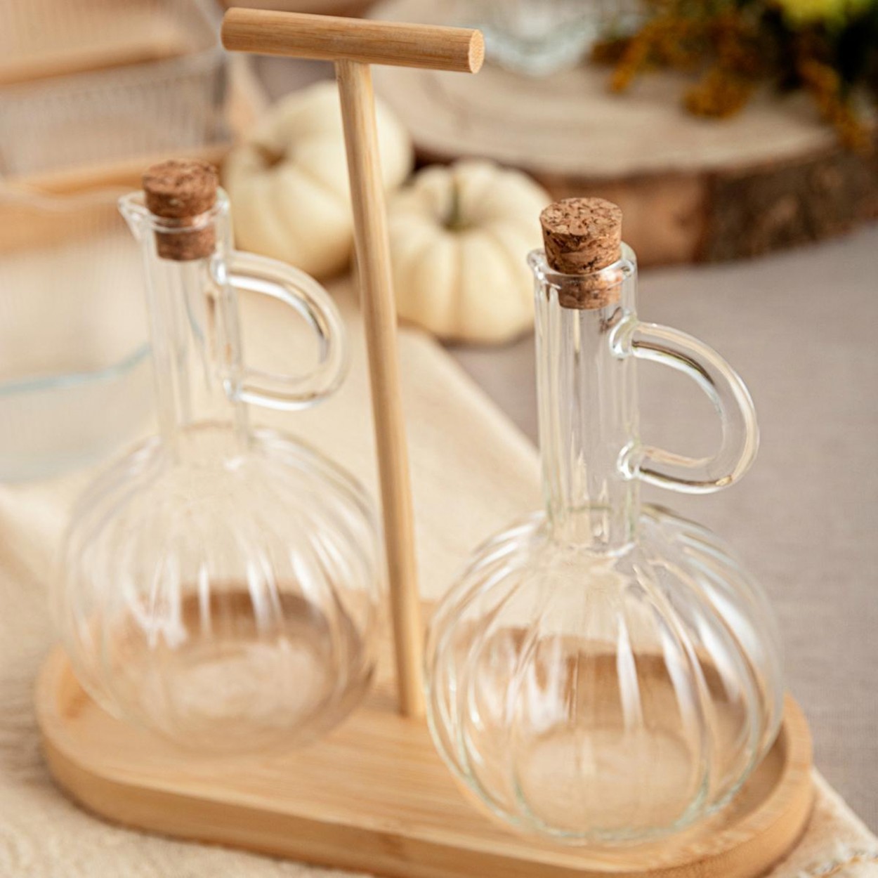 Conj.2 garrafas azeite/vinagre JOM 5427484