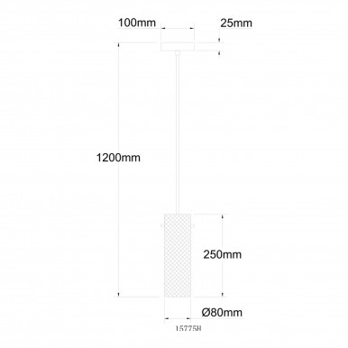 Candeeiro Suspenso GLOBO HANDELS 15775H KAROLO Candeeiro Suspenso GLOBO HANDELS 15775H KAROLO