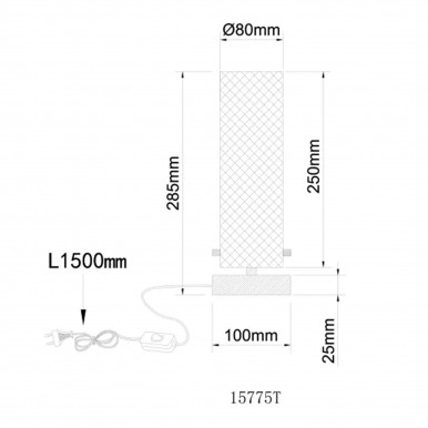 Candeeiro mesa GLOBO HANDELS 15775T KAROLO Candeeiro mesa GLOBO HANDELS 15775T KAROLO