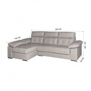 Sof com Chaise JOM Monaco 275