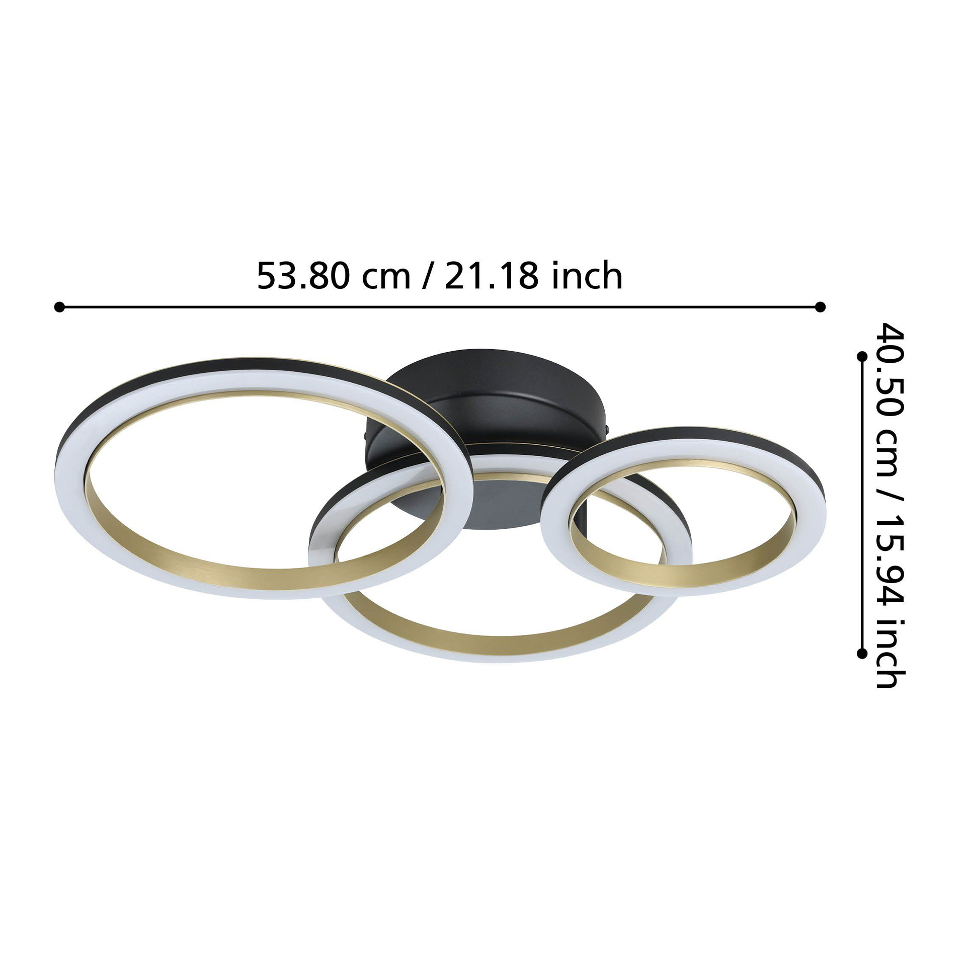 Candeeiro teto EGLO 901224 CALLIERA