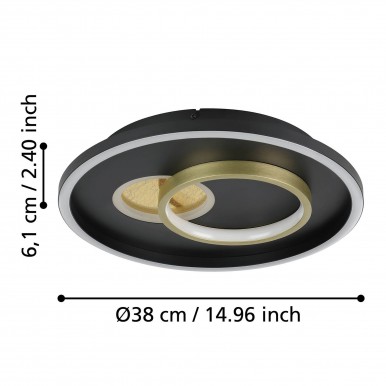 Candeeiro teto EGLO 901244 TIRIOLO
