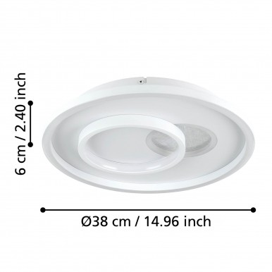 Candeeiro teto EGLO 901246 TIRIOLO