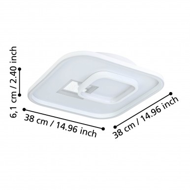 Candeeiro teto EGLO 901247 TIRIOLO