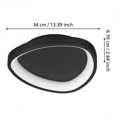 Candeeiro teto EGLO 901584 LORETELLO