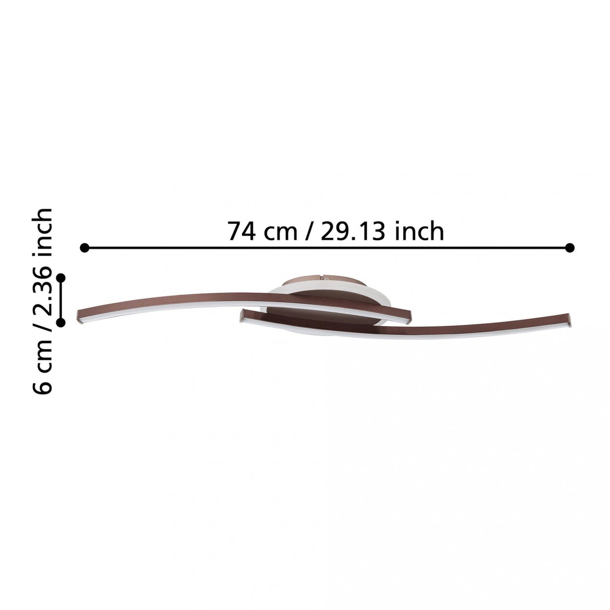 Candeeiro teto EGLO 901221 LUNGOLAGO