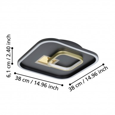 Candeeiro teto EGLO 901245 TIRIOLO