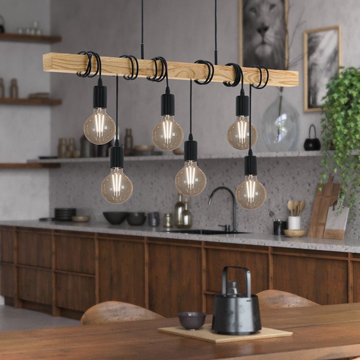 Candeeiro Suspenso EGLO 43513 TOWNSHEND