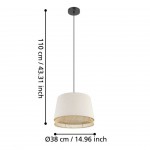 Candeeiro suspenso EGLO 43975 TABLEY Candeeiro suspenso EGLO 43975 TABLEY