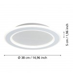 Candeeiro teto EGLO 901232 MACCHIONI Candeeiro teto EGLO 901232 MACCHIONI