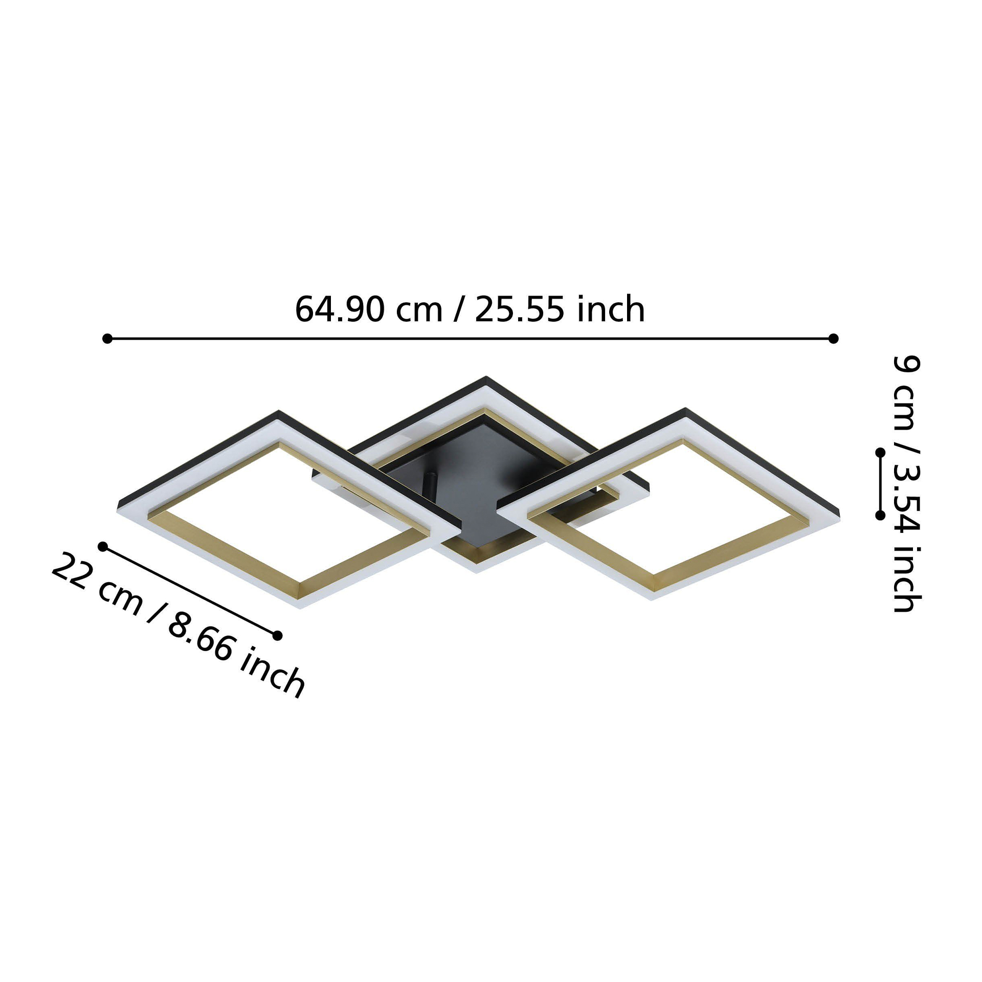 Candeeiro teto EGLO 901222 CALLIERA