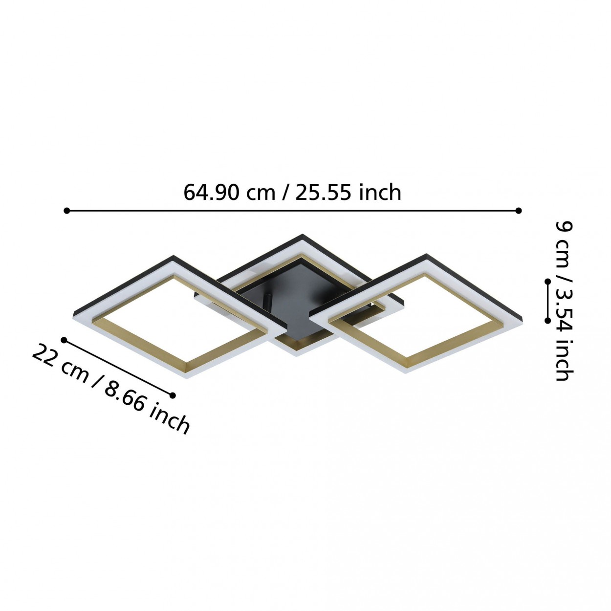 Candeeiro teto EGLO 901222 CALLIERA