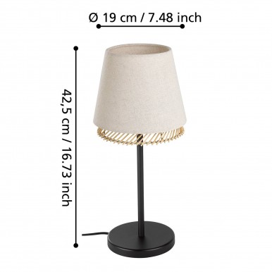 Candeeiro mesa EGLO 43977 TABLEY