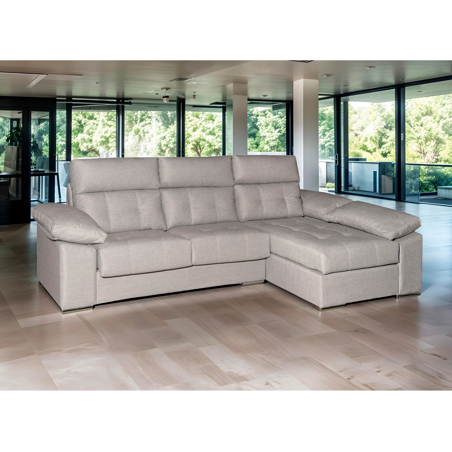 Sofá com Chaise JOM Monaco 275