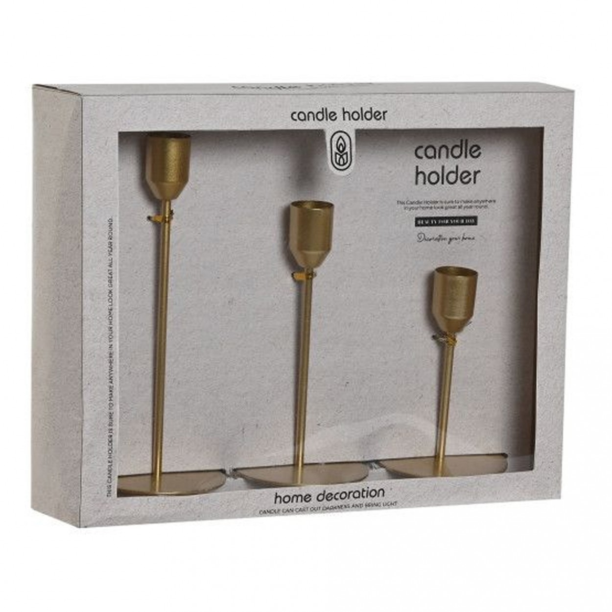 Conjunto 3 Castiais JOM PV-217280