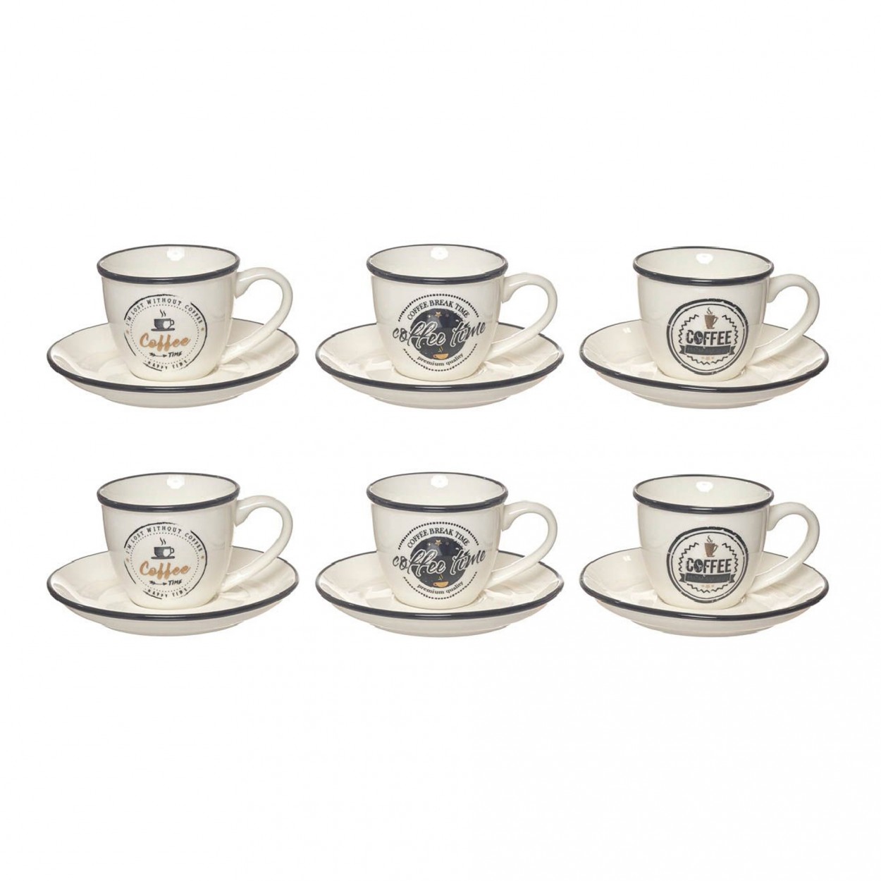 Conjunto 6 Chávenas café JOM 24414