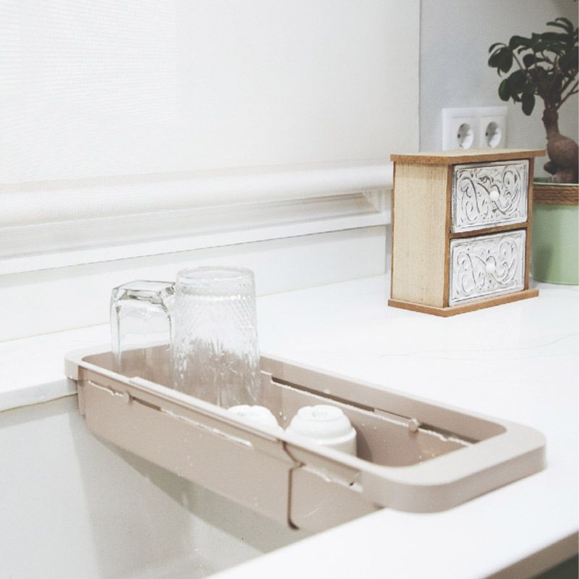 Escorredor legumes JOM 3013 BRANCO