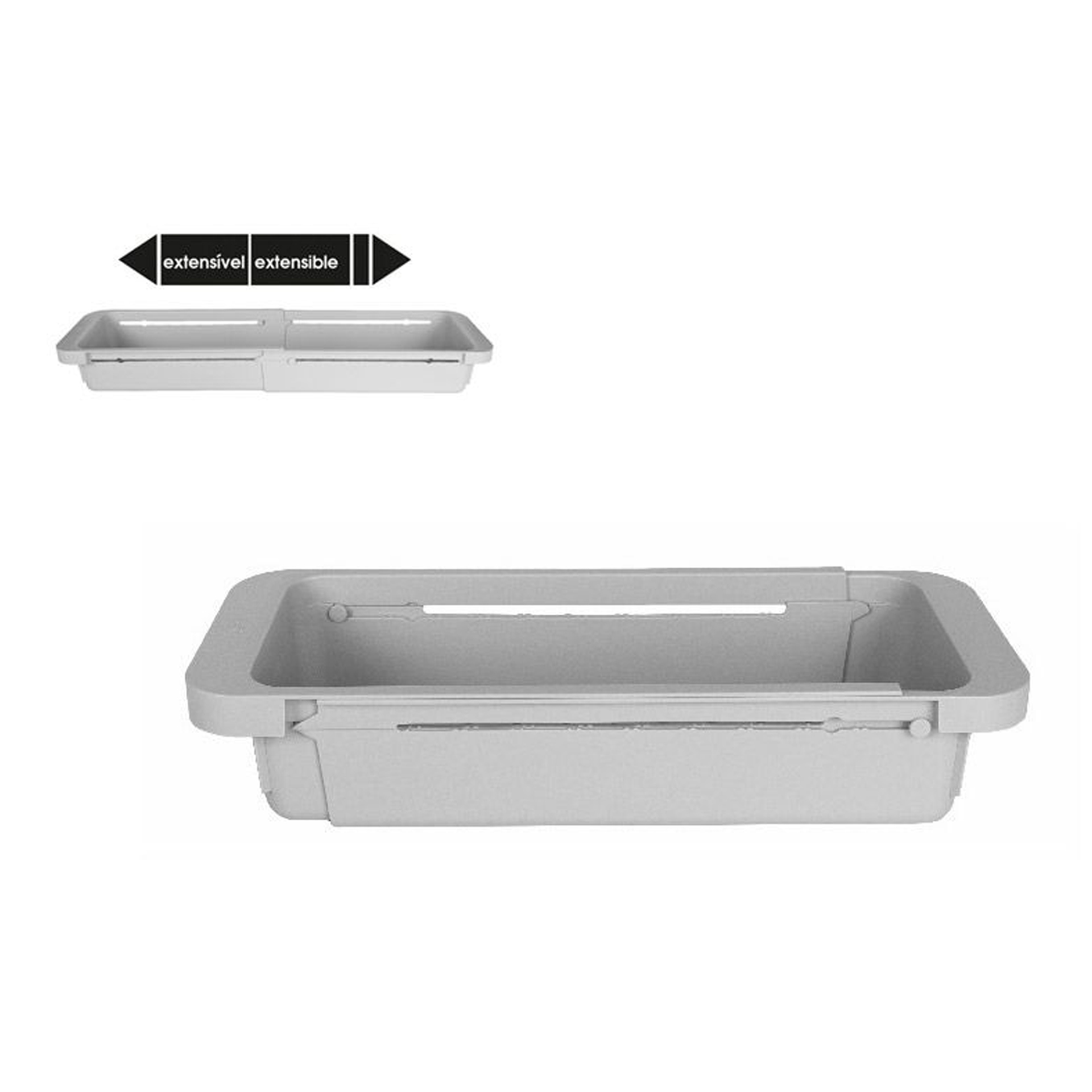 Escorredor legumes JOM 3013 CINZA