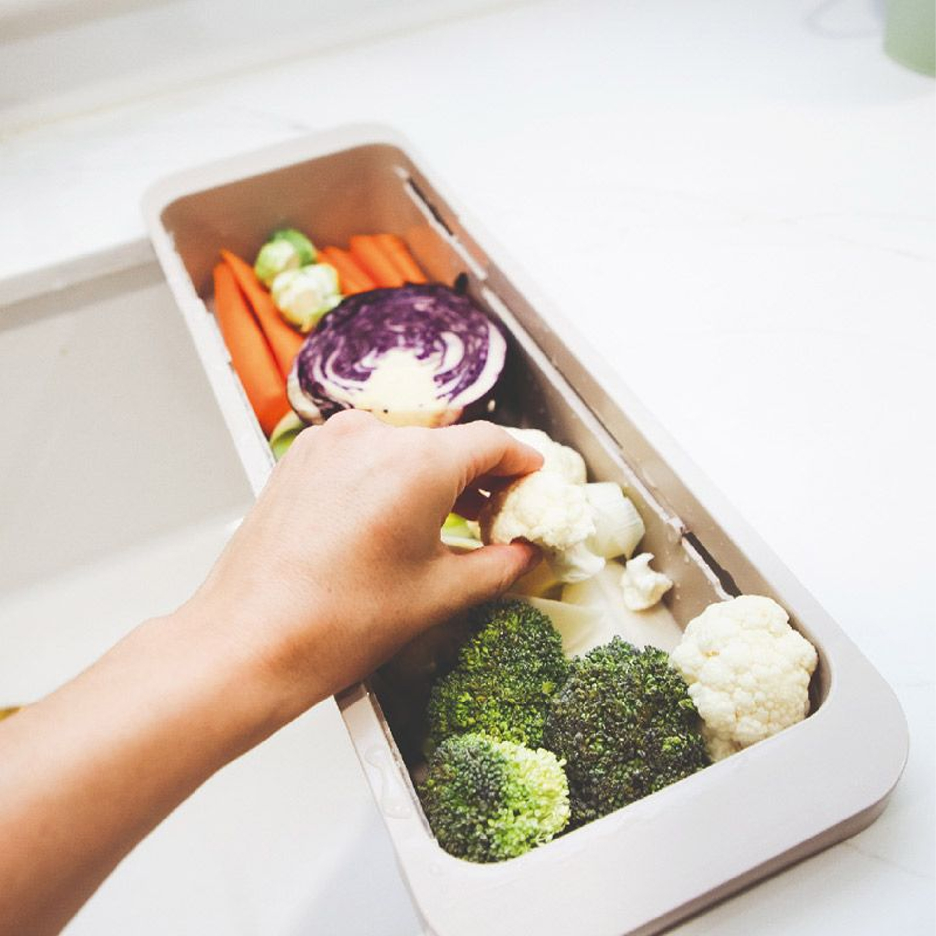 Escorredor legumes JOM 3013 CINZA