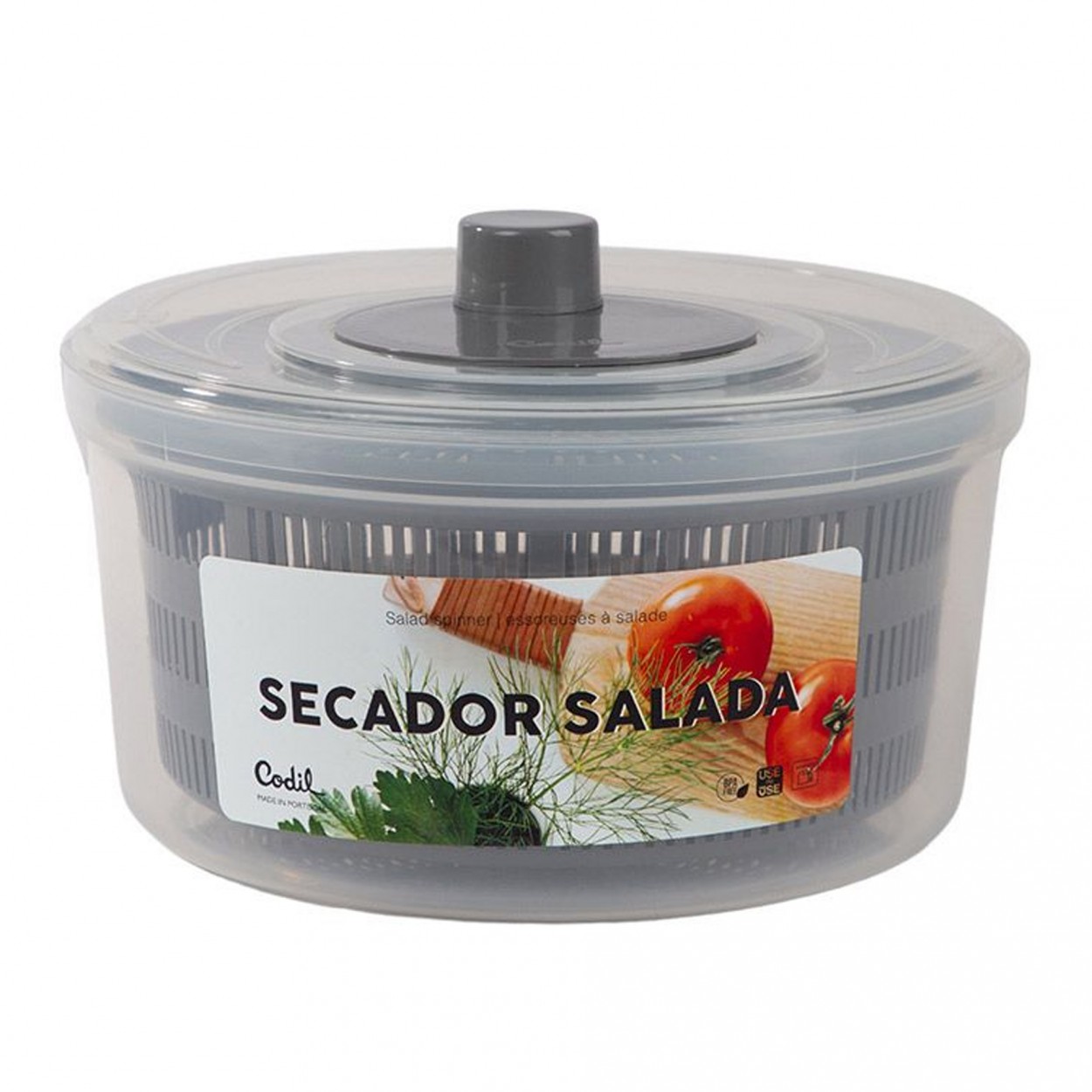 Centrifugadora salada JOM BECLASSIC 2480 CINZA