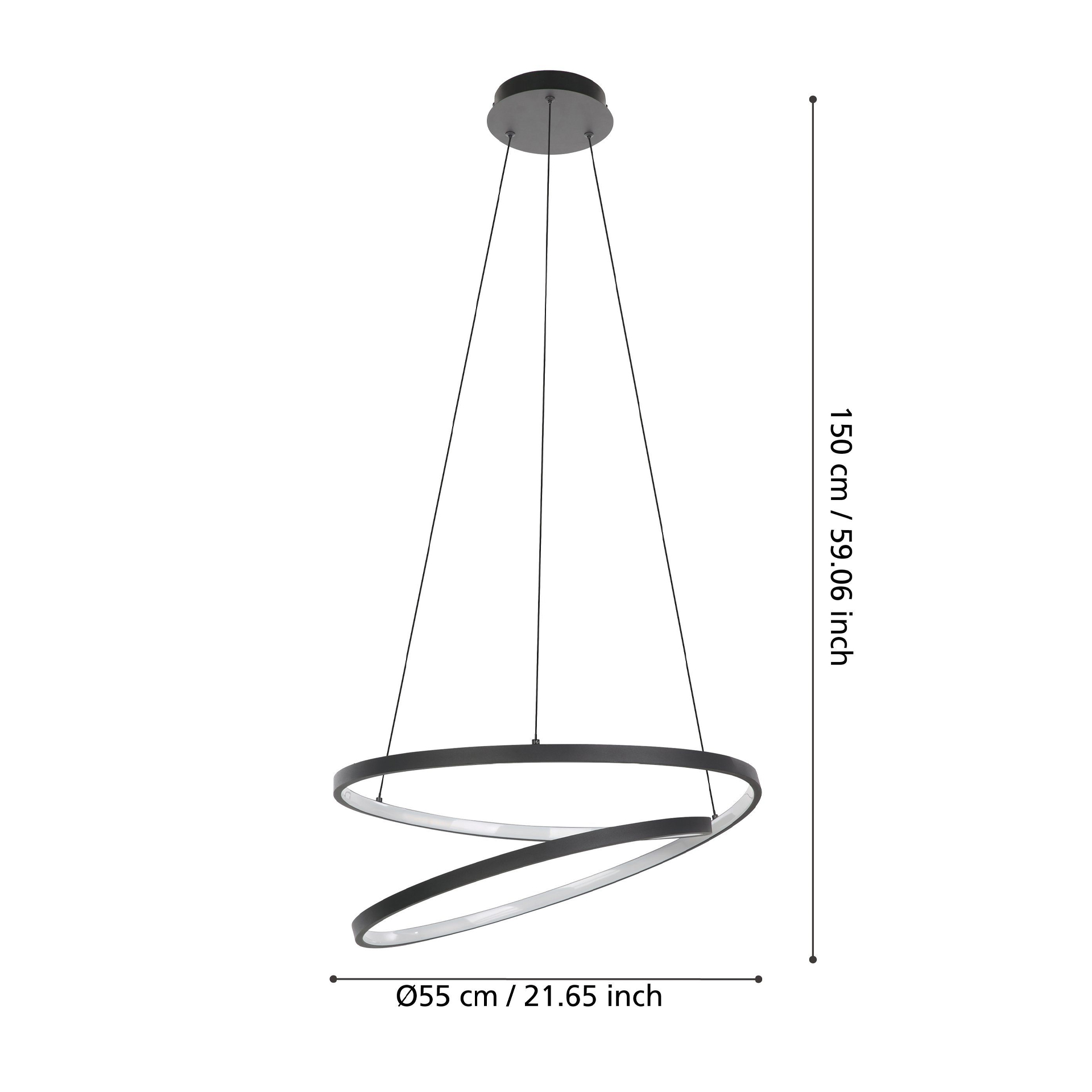 Candeeiro Suspenso EGLO 900472 RUOTALE