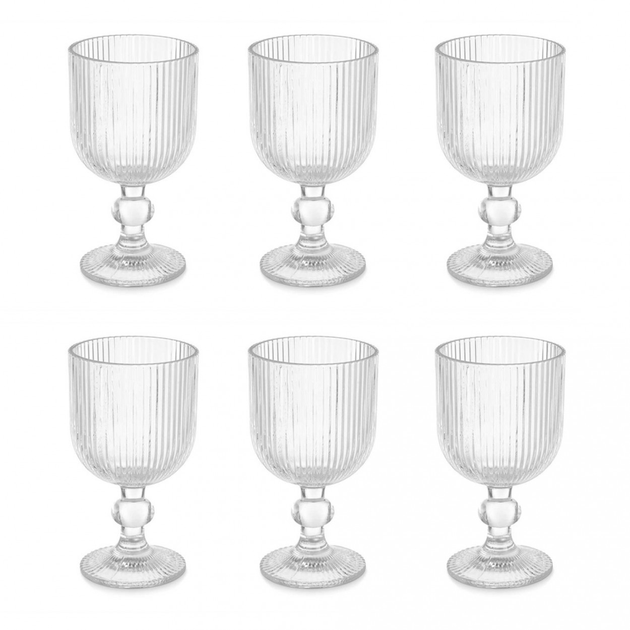 Conjunto 6 copos JOM RISCAS 84906