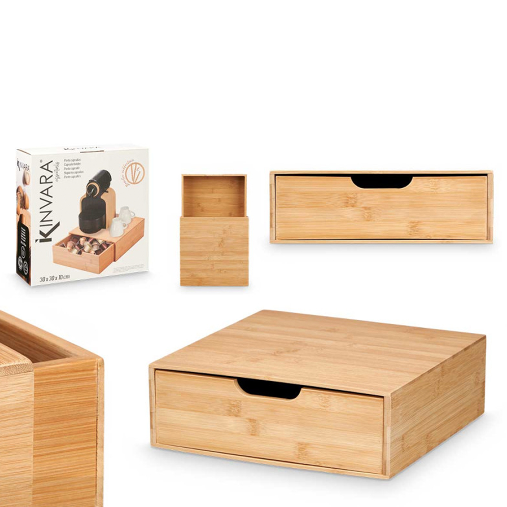 Caixa com gaveta Bambu JOM KINVARA 99866