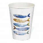 Conjunto 8 Copos carto JOM PEIXE 78085