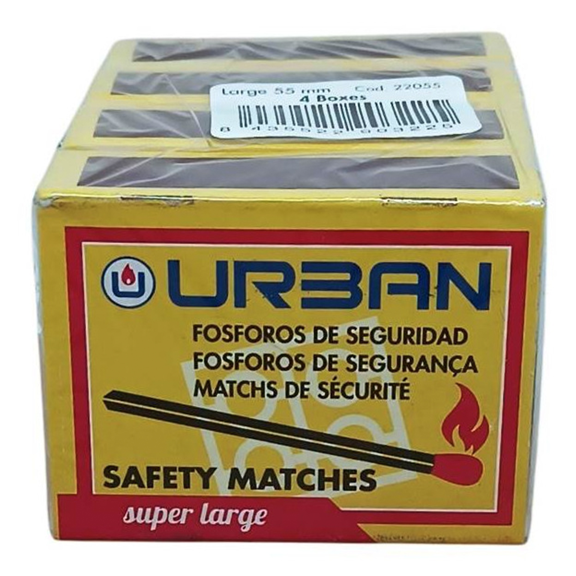 Pck.4 caixas fosforos JOM 22055