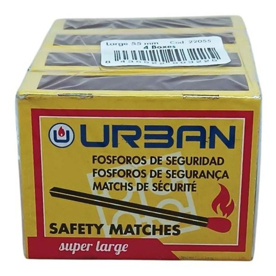 Pck.4 caixas fosforos JOM 22055 - Image product