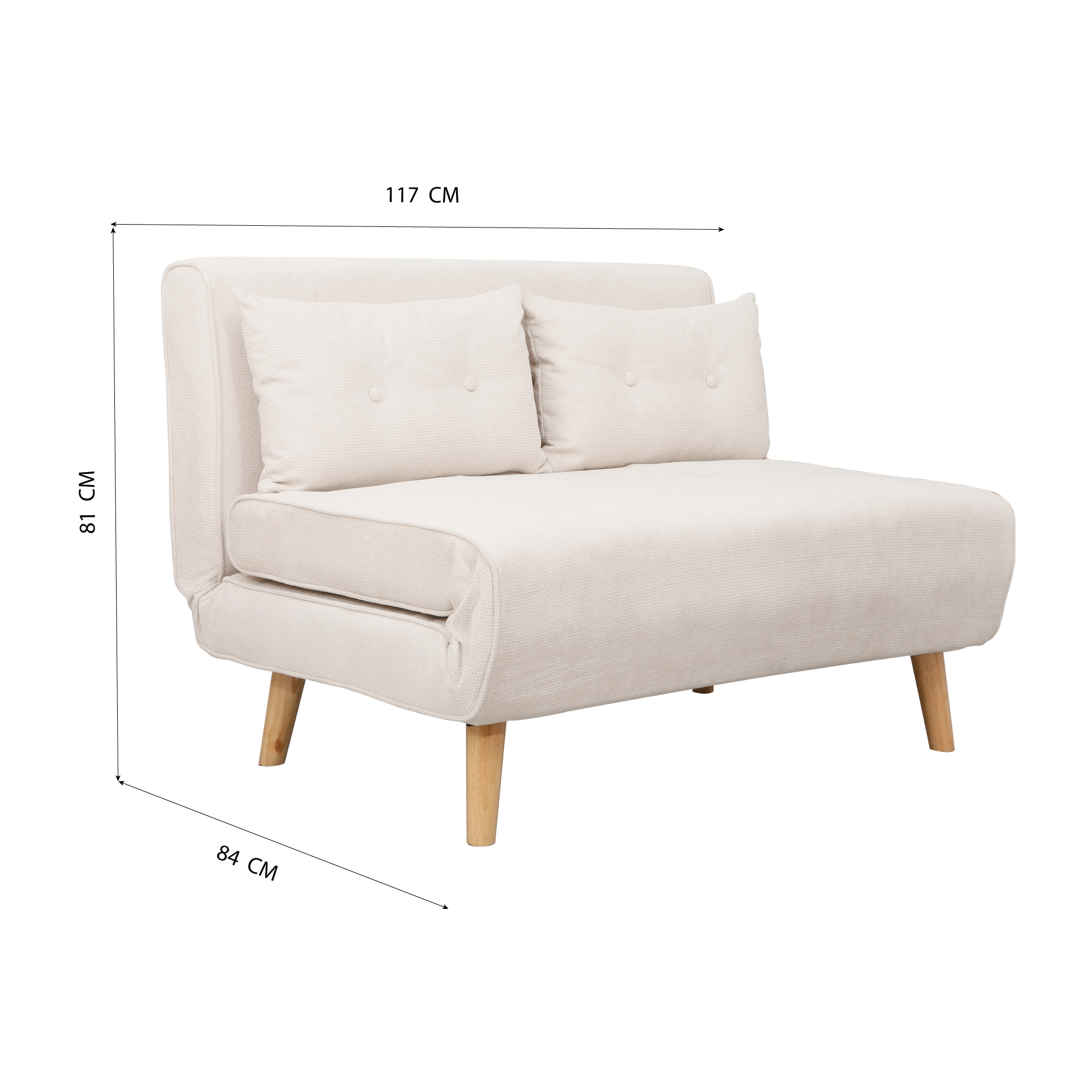 Sofá Cama 2 Lugares JOM GORIZIA