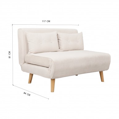 Sofá Cama 2 Lugares JOM GORIZIA Sofá Cama 2 Lugares JOM GORIZIA