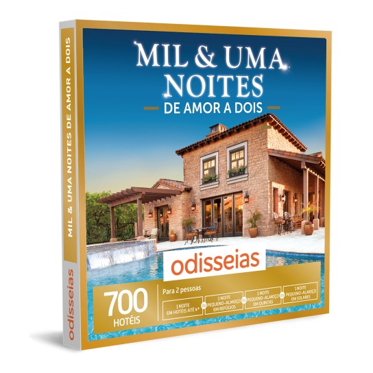 PACK ODISSEIAS MIL & UMA NOITES DE AMOR A DOIS - Image product
