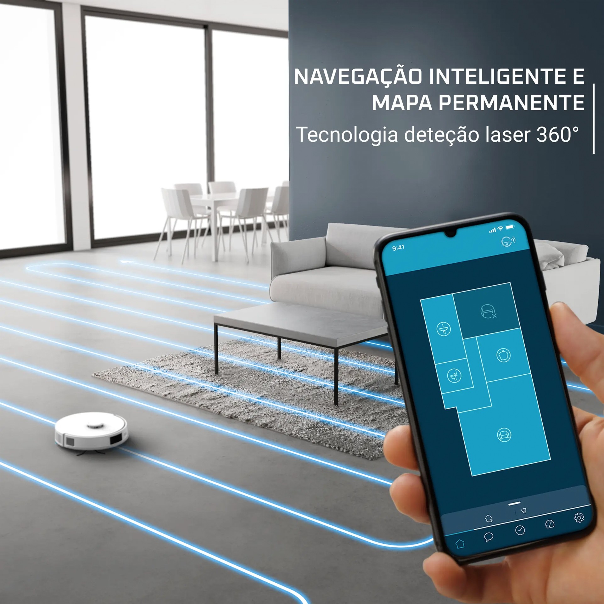 Aspirador Robô ROWENTA RR9197WH