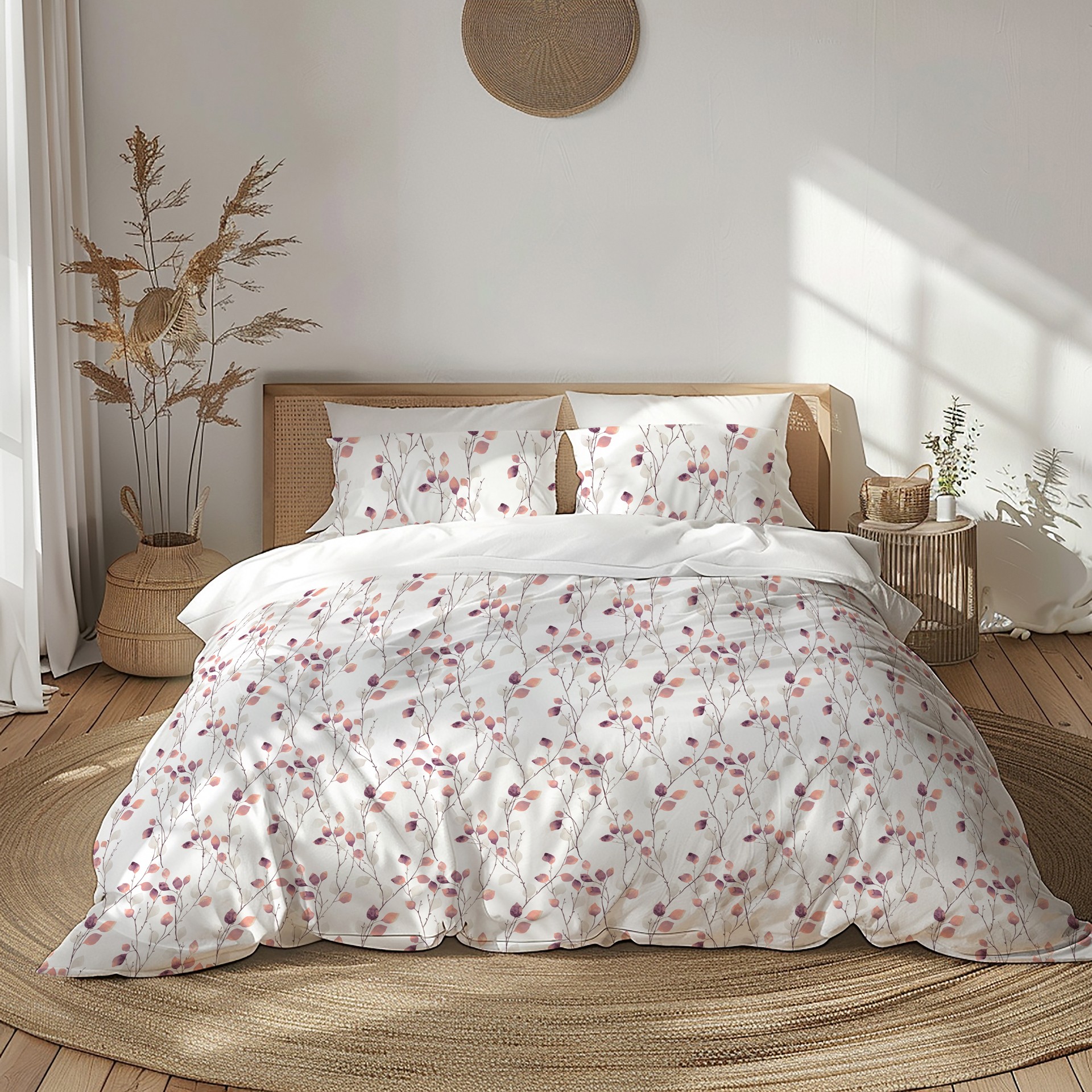 Saco cama JOM FOLHA ROSA